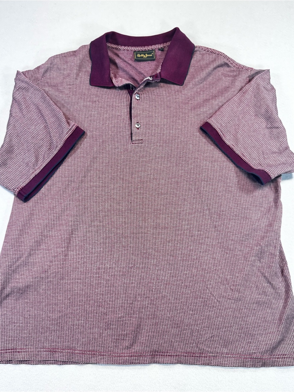 Bobby Jones Classic Polo Shirt in Burgundy XL